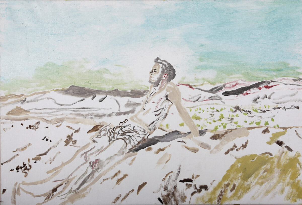 Boy on Sand Dune 2