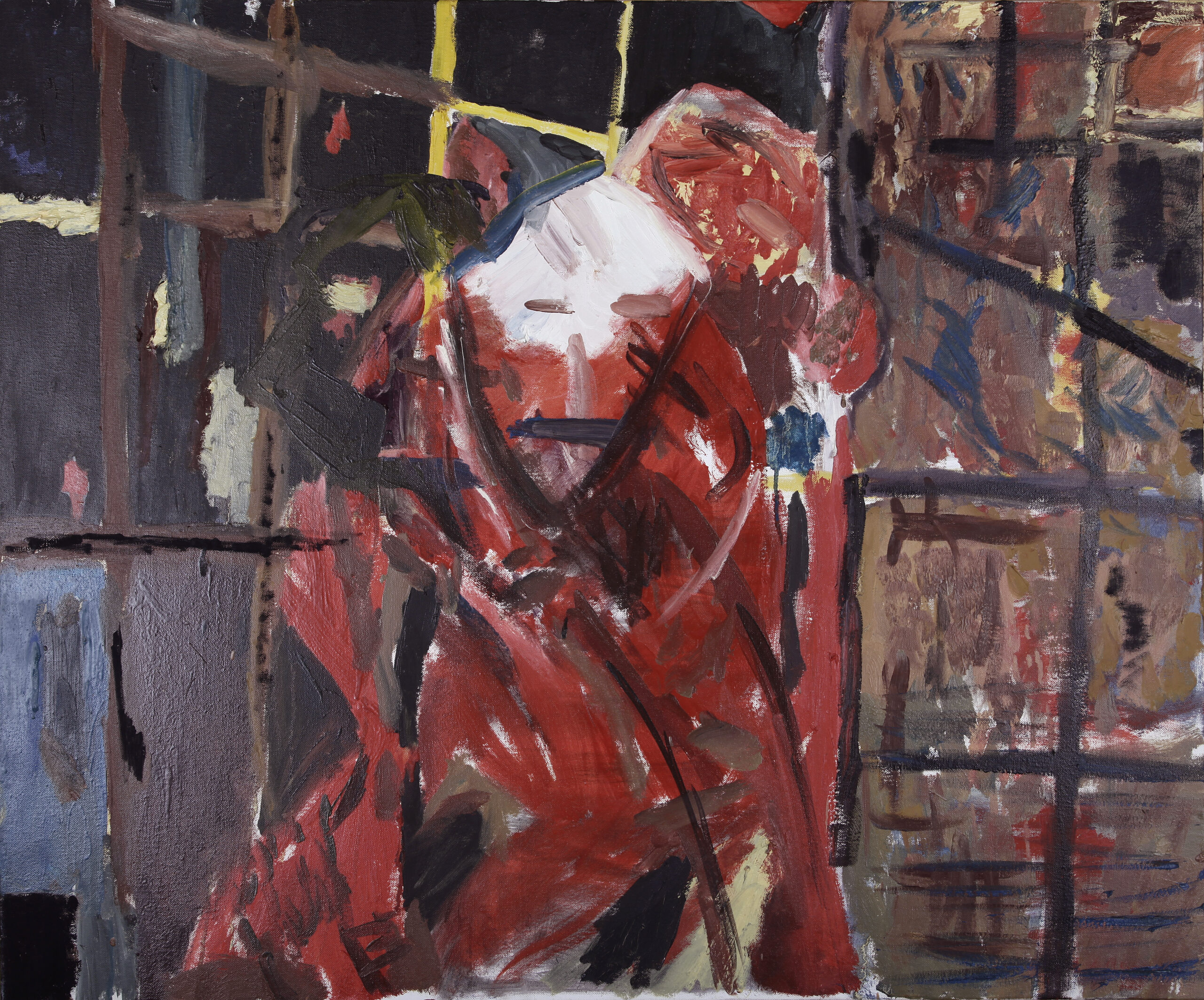 Self-Portrait in Studio