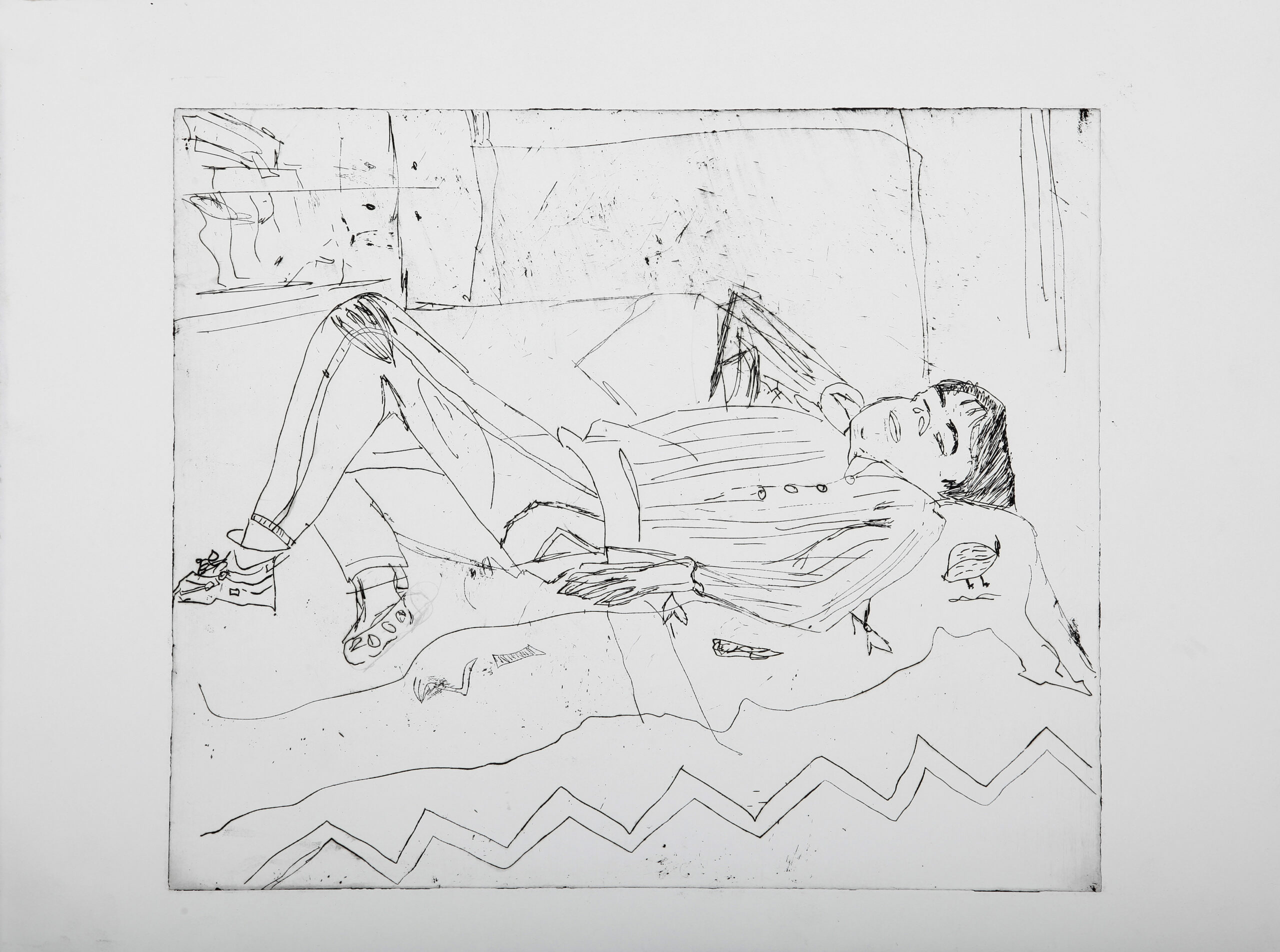 Reclining Black&White State 1